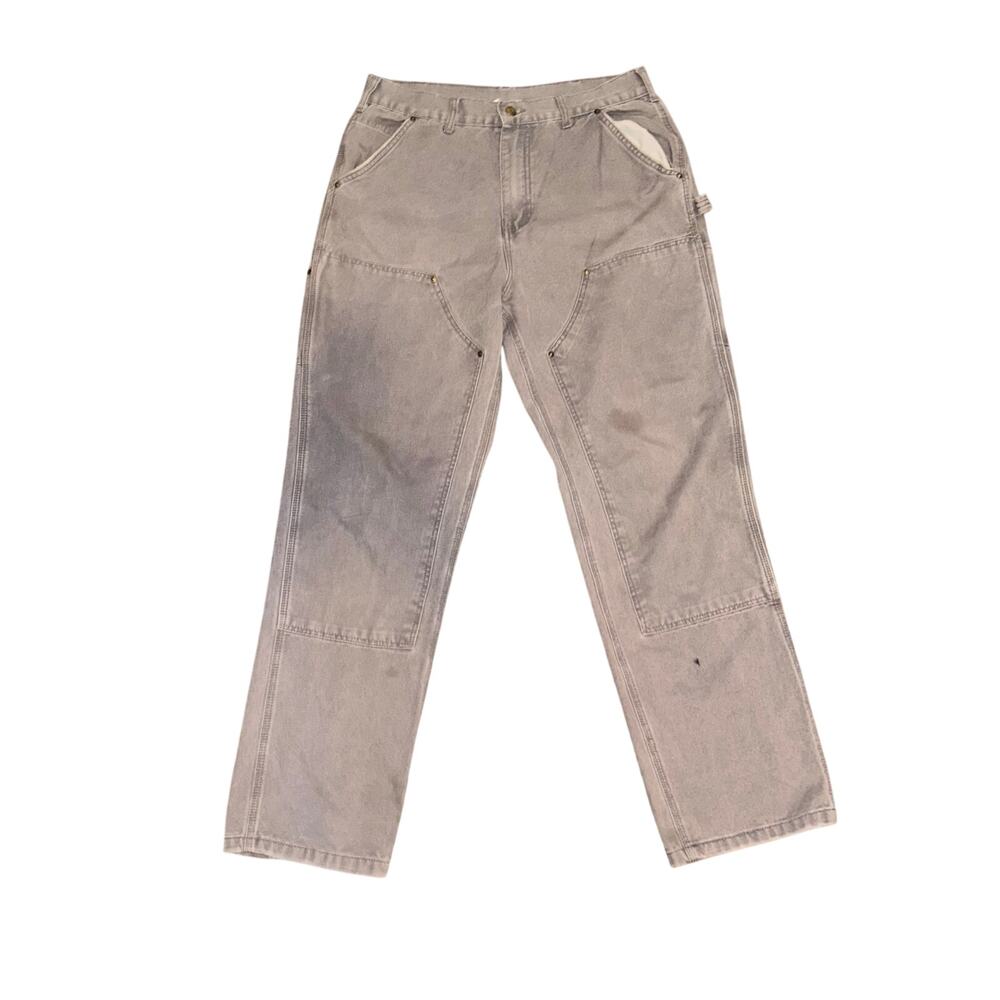 Gray Carhartt Double Knee Pants